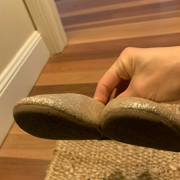 Steve Madden Golden Glitter Ballet Flats EUC - Picture 4 of 7